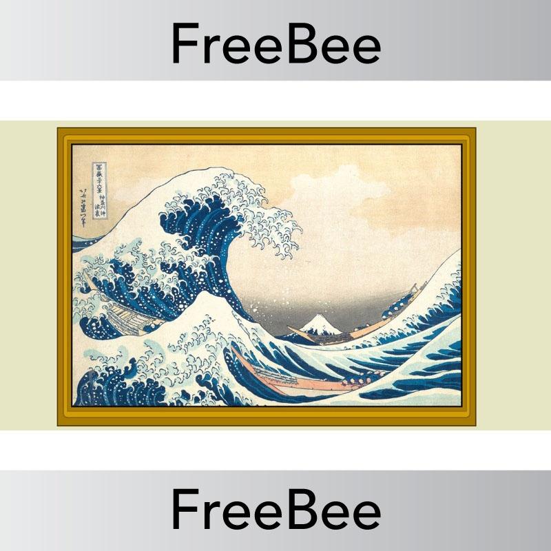 PlanBee Free Artwork of the Day Discussion Slides by PlanBee