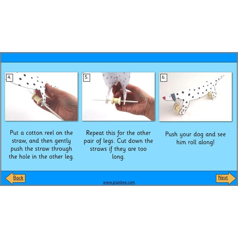 PlanBee FREE Make Paper Toys Moving Toys KS1 DT Lesson | PlanBee