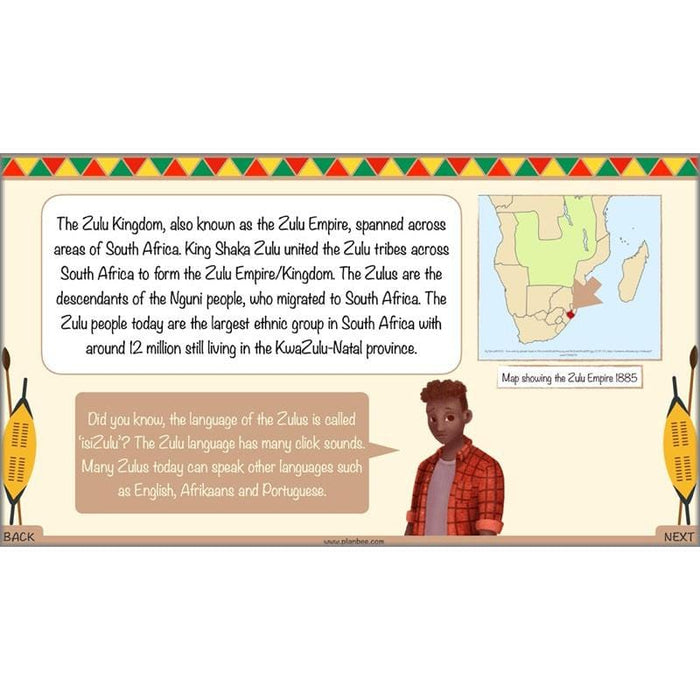 PlanBee The Zulu Kingdom KS2 | Zulu History Lessons by PlanBee