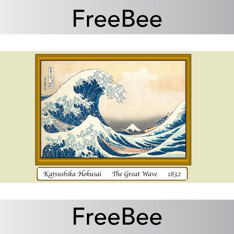 PlanBee Free Artwork of the Day Discussion Slides by PlanBee