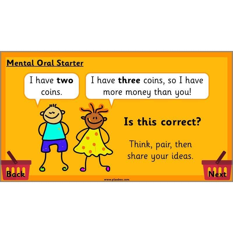 PlanBee Let's Go Shopping: Year 2 Money Maths Activities