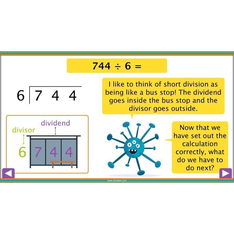 PlanBee Short Division - Year 5 Maths Planning and Resources from PlanBee