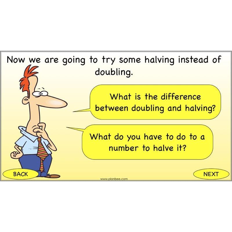 PlanBee Doubling and Halving Year 3 Maths Lesson Plan Packs | KS2