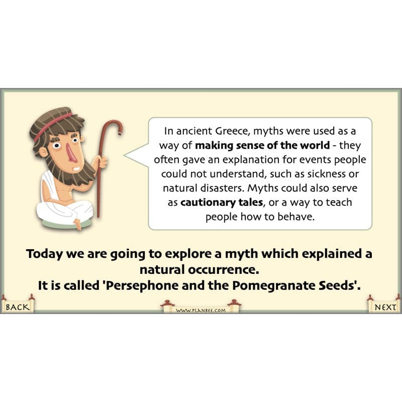 PlanBee Greek Myths KS2 English Lessons | Year 5 | PlanBee