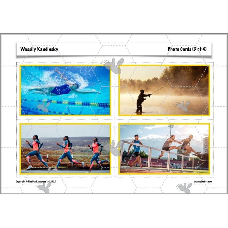 PlanBee Free Wassily Kandinsky for kids art lessons | PlanBee