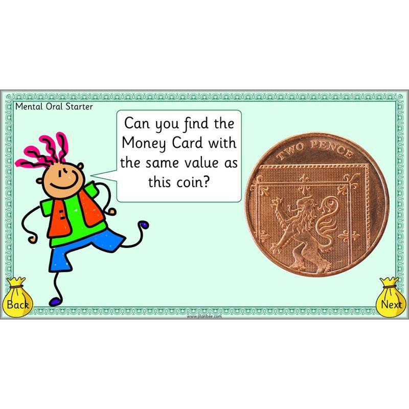 PlanBee Let’s find the value of coins - KS1 fun maths money lesson plans