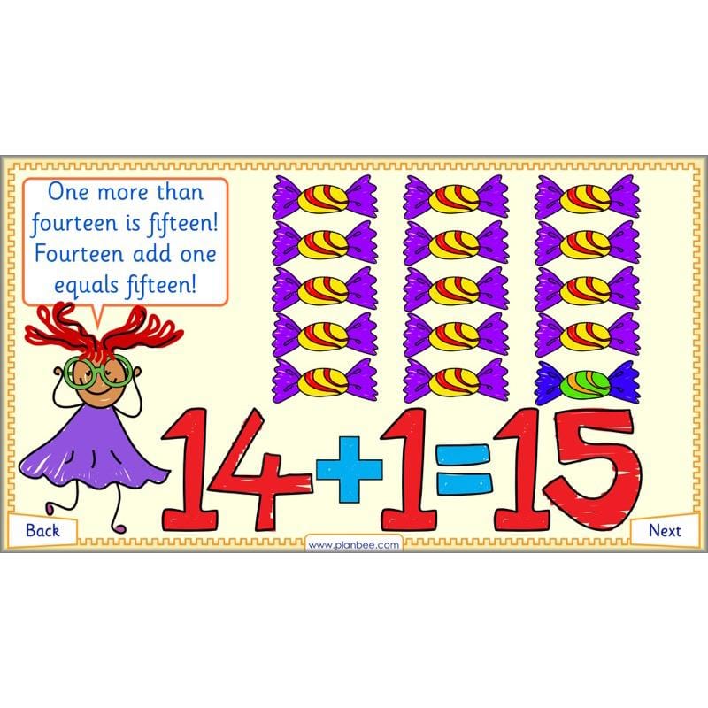 PlanBee Let’s find one more and one less - KS1 Maths planning and resources