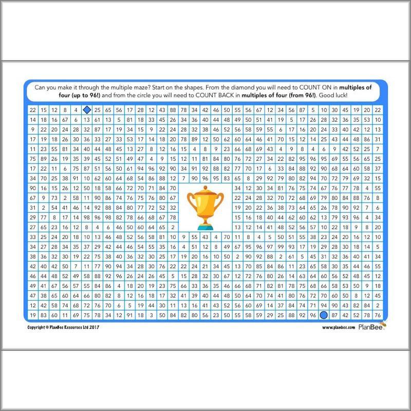 PlanBee KS2 Maths Home Learning Activites for Year 5 & Year 6
