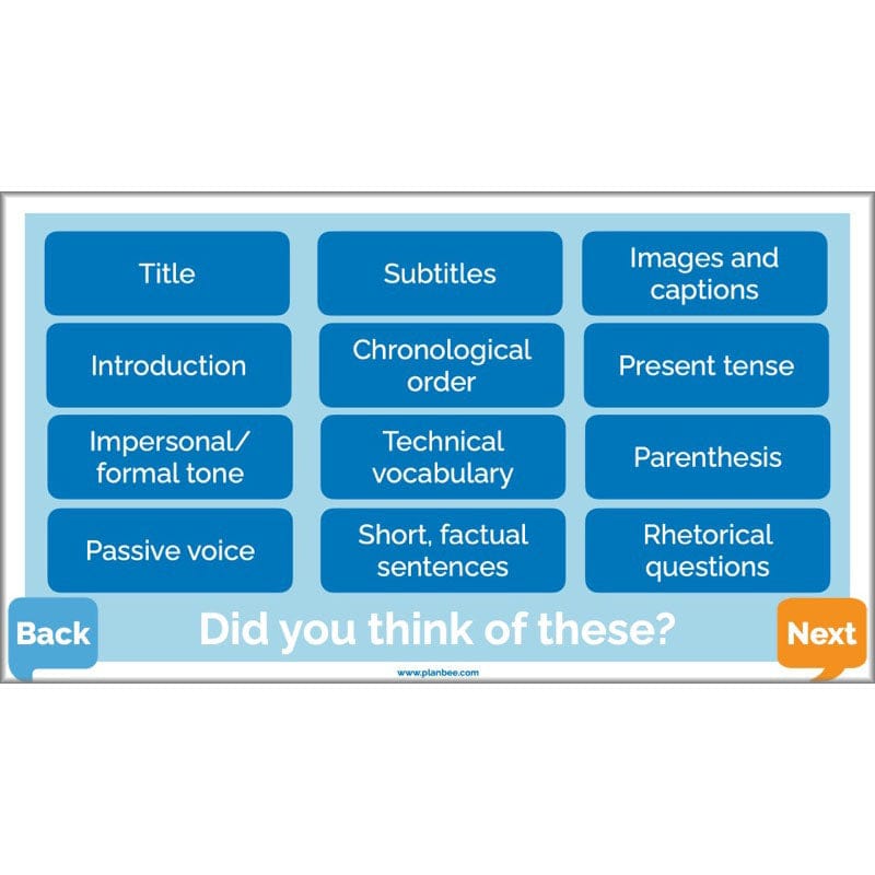 PlanBee Explanation Texts Year 6 - PlanBee English