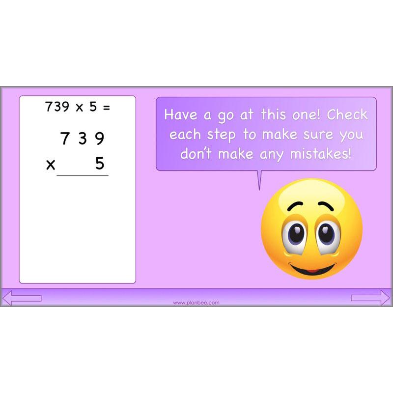 PlanBee Formal Multiplication - Multiplication & Division Year 5 Maths