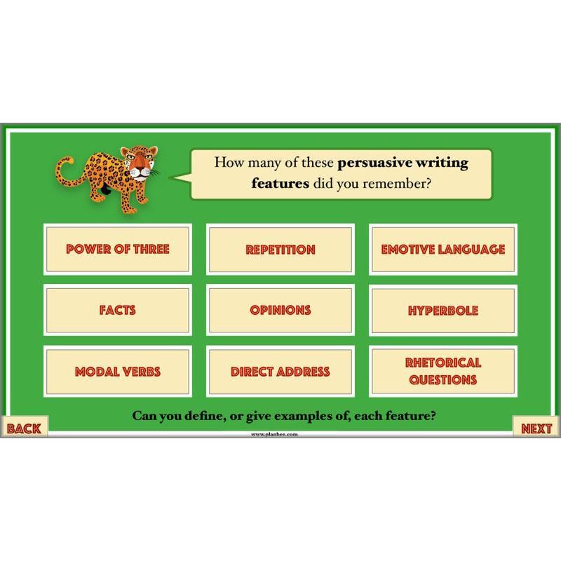 PlanBee The Great Kapok Tree Planning | Persuasive Writing Year 4