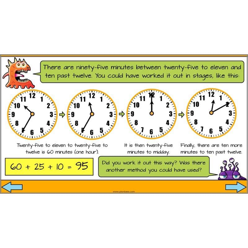 PlanBee Changing Time Year 5 Maths Lesson Planning Pack