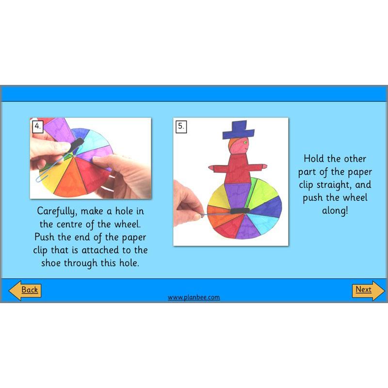 PlanBee FREE Make Paper Toys Moving Toys KS1 DT Lesson | PlanBee