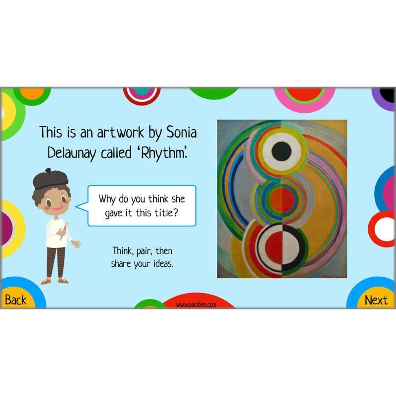 PlanBee Sonia DelaunayKS2 Art scheme of work by PlanBee