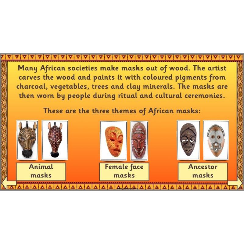 PlanBee African Art KS1: Year 1 & 2 Art Lessons by PlanBee