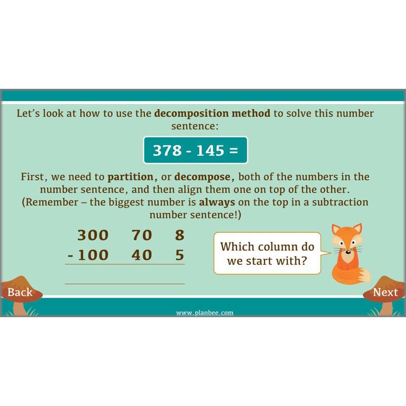 PlanBee Exploring Subtraction - Addition & Subtraction Year 4 Maths Lessons