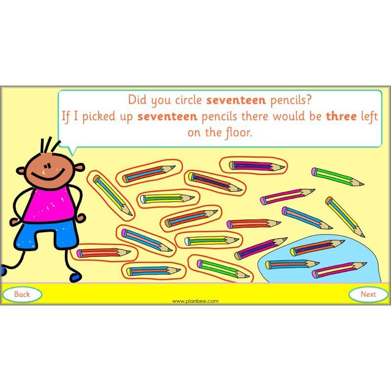 PlanBee Let's Represent Numbers Year 1 Maths by PlanBee