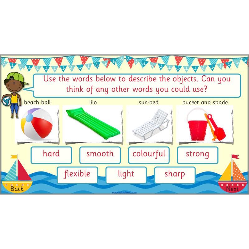 PlanBee Year 1 Science Materials and their Properties by PlanBee