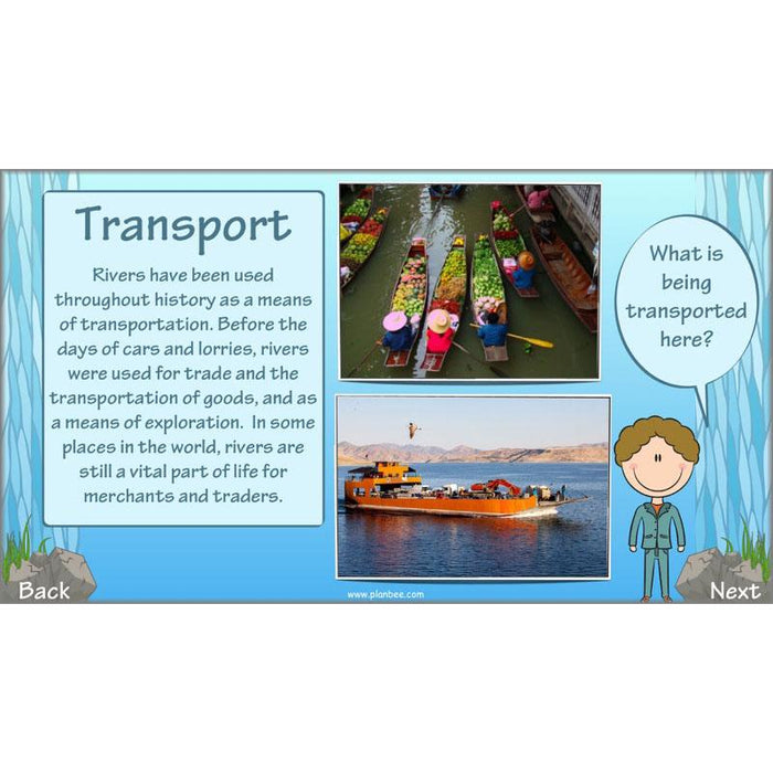 Investgating Rivers Display Investigating Rivers KS2 Geography lessons by PlanBee