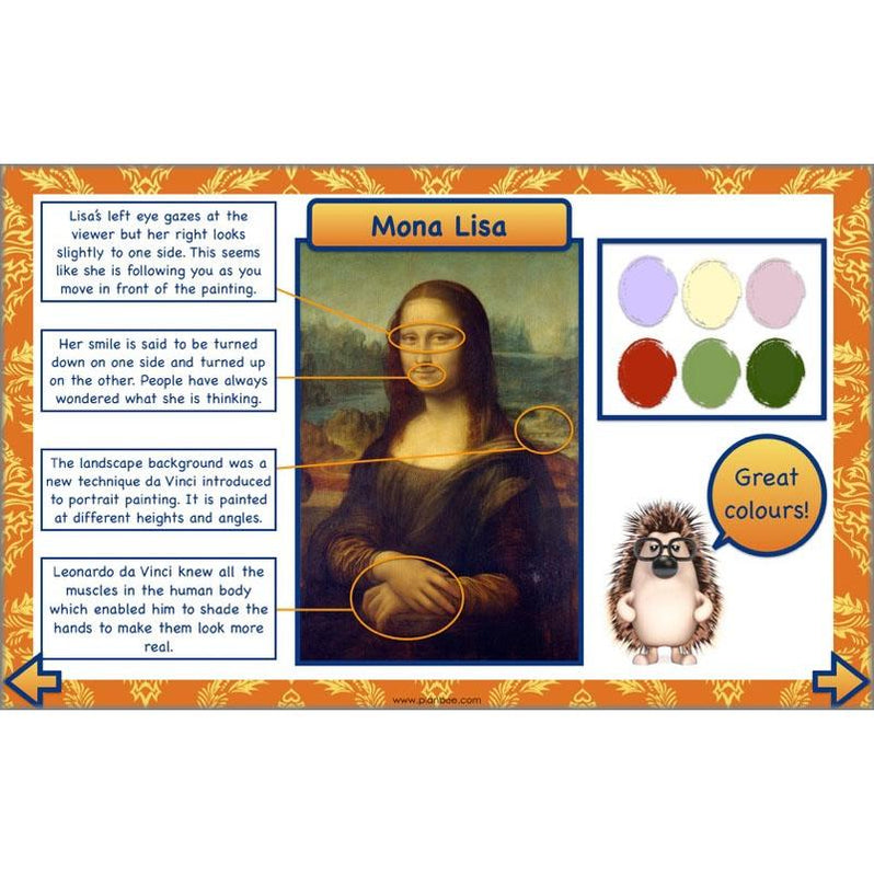 Leonardo da Vinci Art Lessons for KS2 by PlanBee