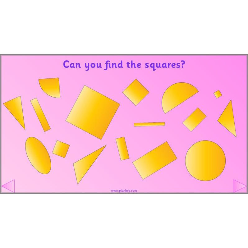 2D Shapes Year 1 Maths Lesson Pack by PlanBee