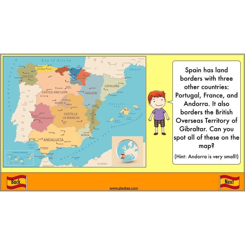 PlanBee Spain and Catalonia: KS2 Geography scheme of work Year 3 & Year 4