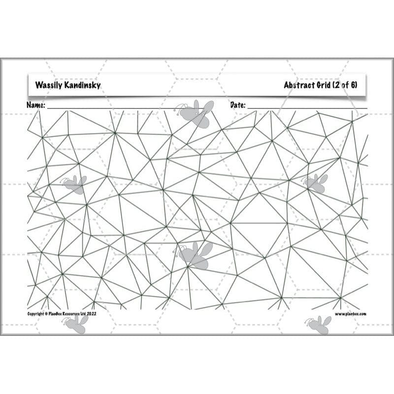 PlanBee Free Wassily Kandinsky for kids art lessons | PlanBee