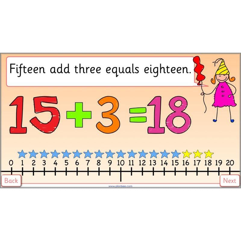 PlanBee Let’s use a number line - KS1 Year 1 complete lesson pack