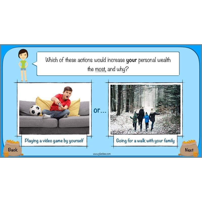 PlanBee What is Wealth? KS2 ESR lessons by PlanBee