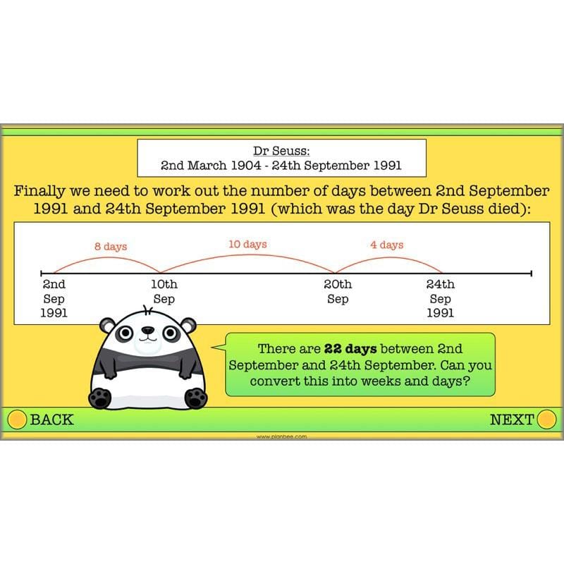 PlanBee Year 5 Time Lessons: Calendars and Timetables KS2