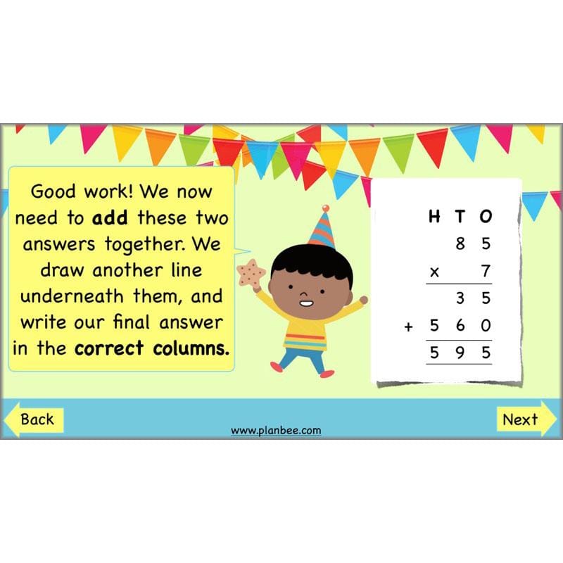 PlanBee Multiplication and Division Methods: Primary Maths Lessons for Year 4