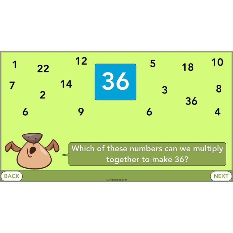 PlanBee Square Numbers, Cube Numbers and Factor Pairs | KS2 Year 5
