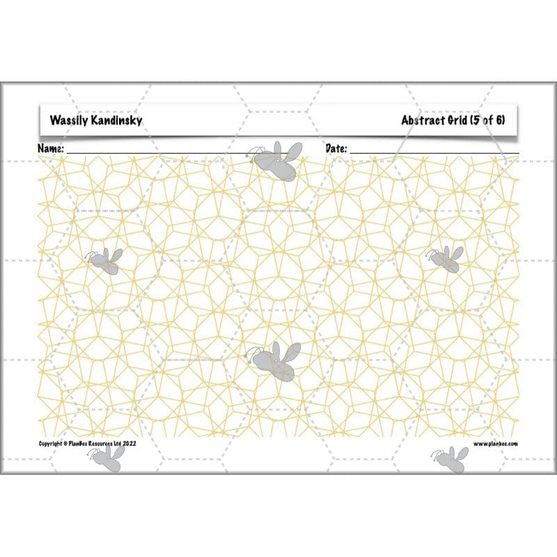 PlanBee Free Wassily Kandinsky for kids art lessons | PlanBee