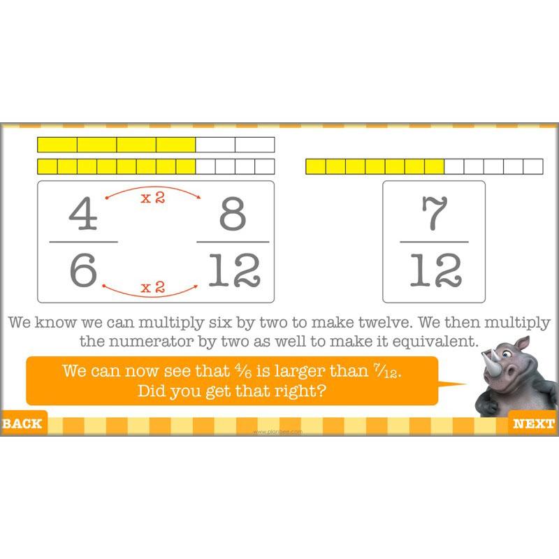 PlanBee Decimals & Fractions - Complete Set of Five Lessons for Year 5