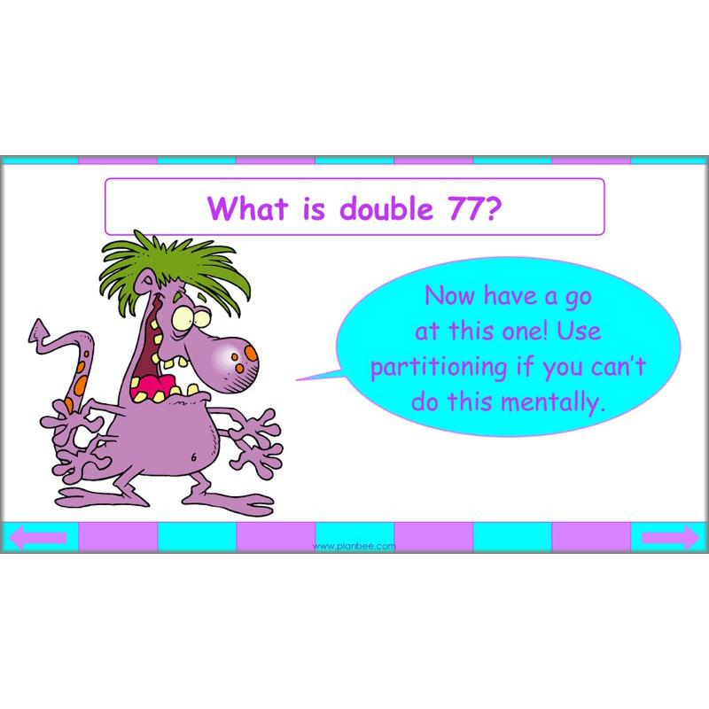 PlanBee Seeing Doubles - Doubling and Halving Year 4 Maths Lesson Planning