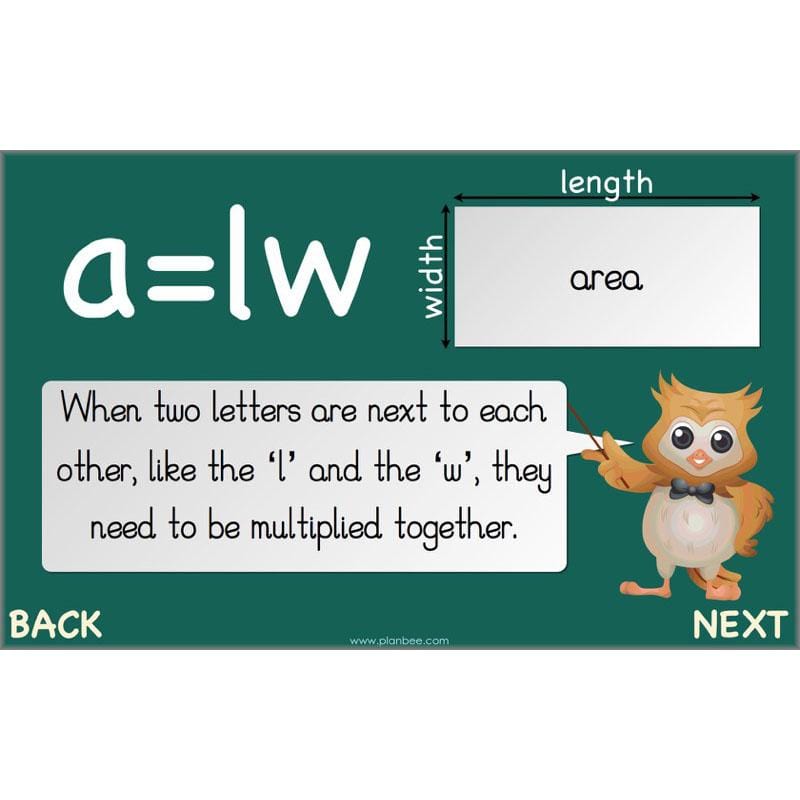 PlanBee Algebra: simple algebra lesson planning for Year 6