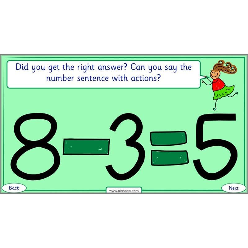 PlanBee Practical Subtraction Year 1 Maths Lesson by PlanBee