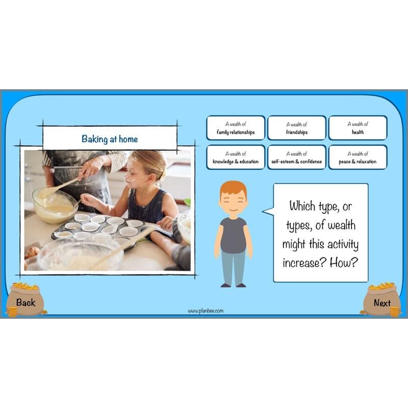 PlanBee What is Wealth? KS2 ESR lessons by PlanBee