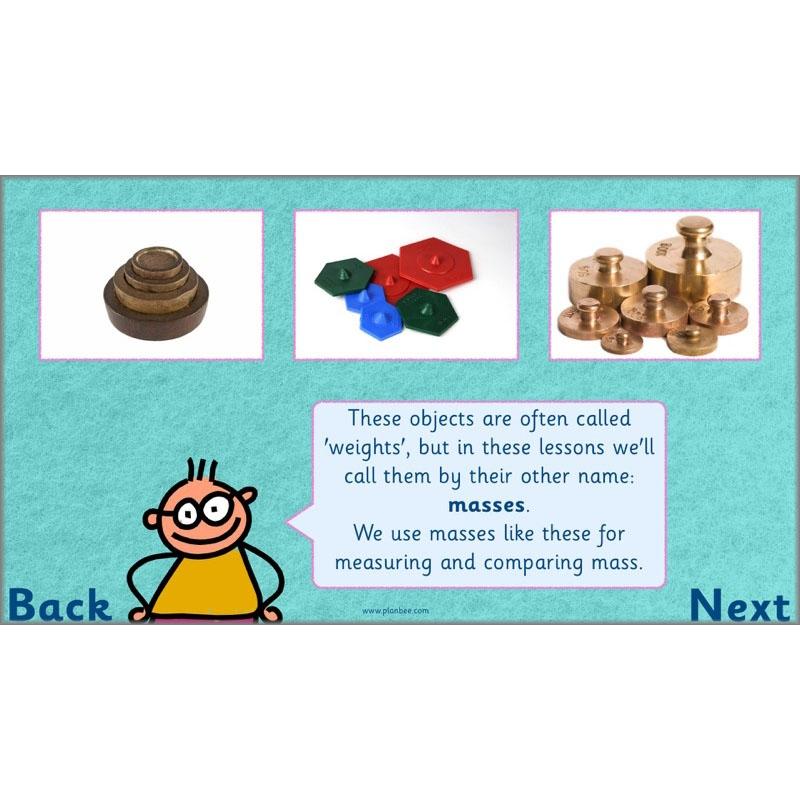PlanBee Let’s compare mass and capacity - Year 1 Maths planning pack