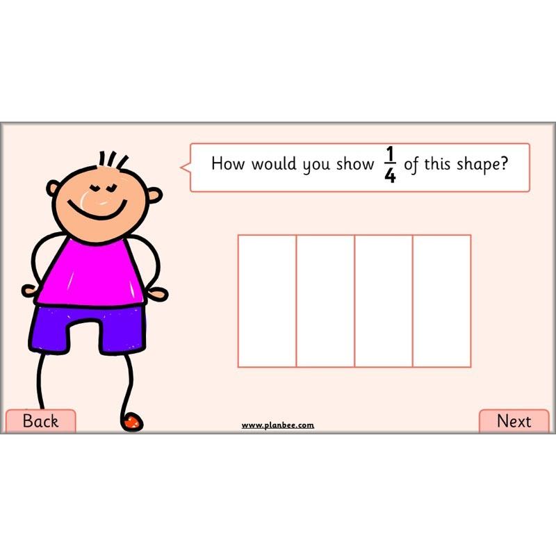 PlanBee Let's Find Fractions - Year 2 Maths - Measurement Planning