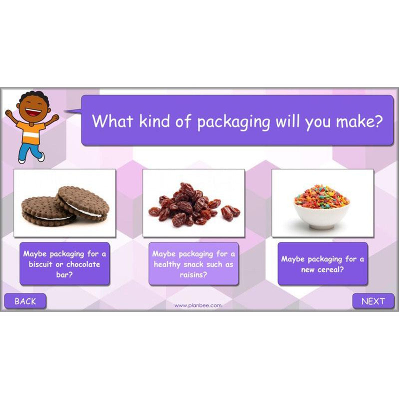 Packaging KS2 DT Lesson Plans and Resources from PlanBee