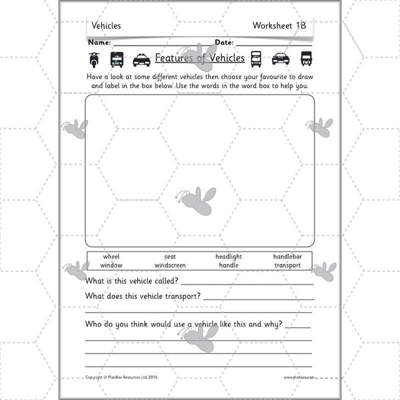 Moving Vehicles KS1 Year 2 DT Lesson Planning by PlanBee