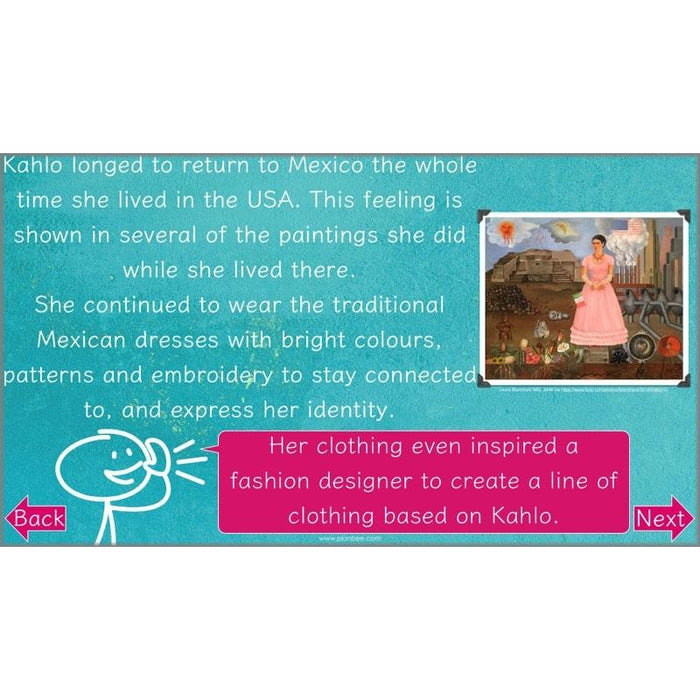 PlanBee KS2 Frida Kahlo for Kids Art Lesson Pack by PlanBee