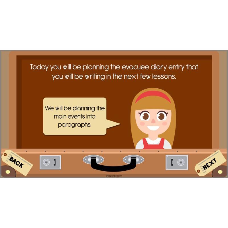 PlanBee World War 2 Evacuee Diary Entries Lesson Plans by PlanBee
