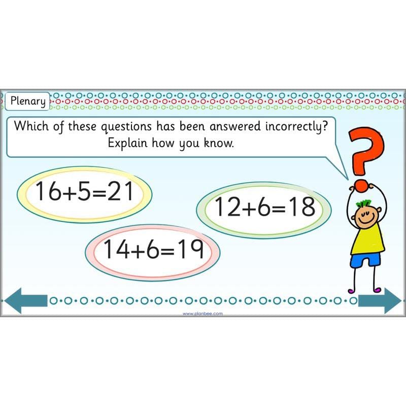 PlanBee Let's use number facts - Year 1 Maths activity pack