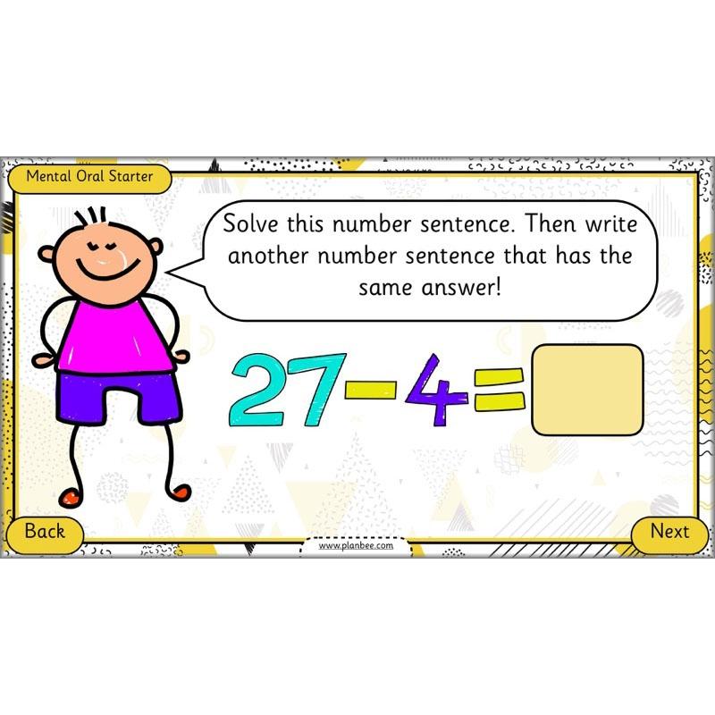 PlanBee How Can We Subtract Numbers? Maths scheme of work for Year 2