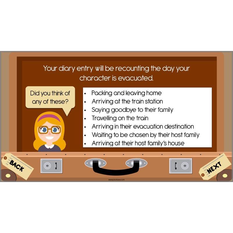 PlanBee World War 2 Evacuee Diary Entries Lesson Plans by PlanBee