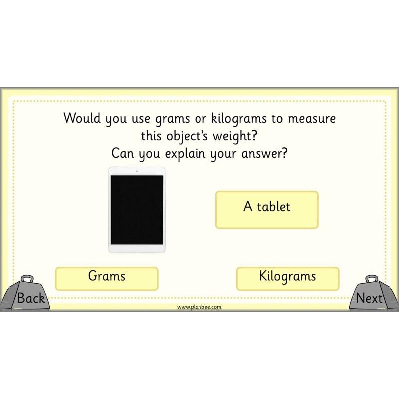PlanBee Let's Measure Weight - KS1 - Year 2 Maths - Measurement