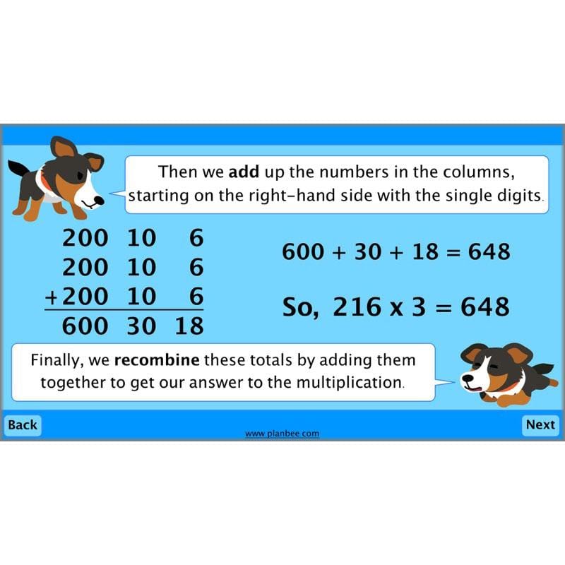 PlanBee Multiplying by Multiples of 10 and 100 - Year 3 Primary Maths Lesson