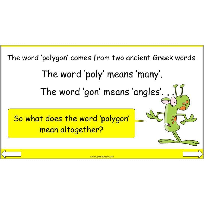 PlanBee 2D Shape Year 3 Maths Lesson Pack by PlanBee